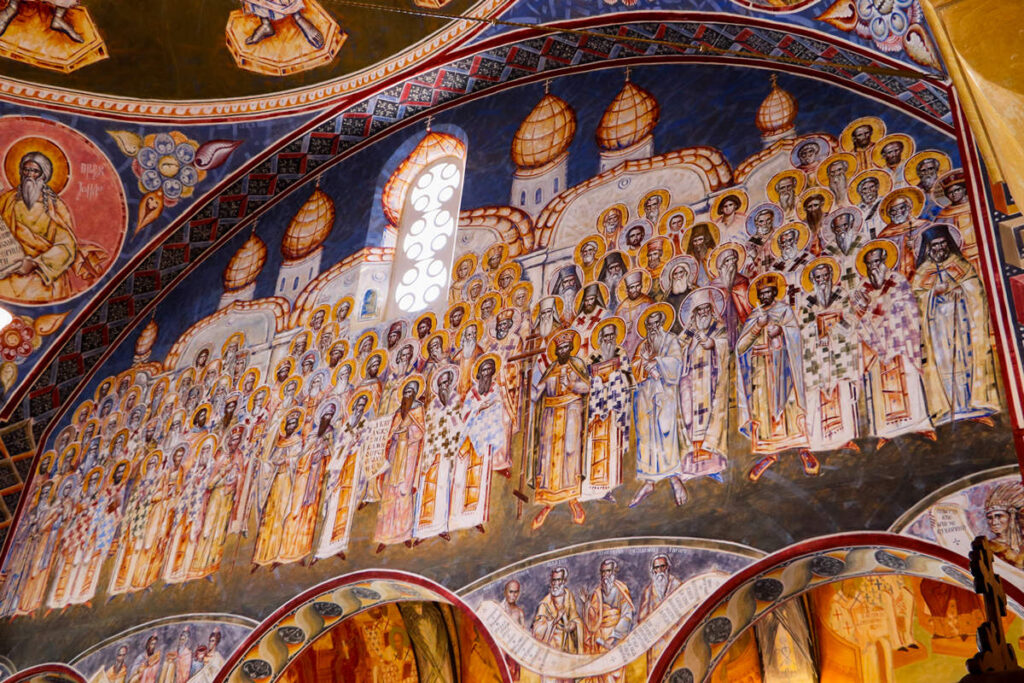 Malerei in der Kirche St. Jovan Vladimir