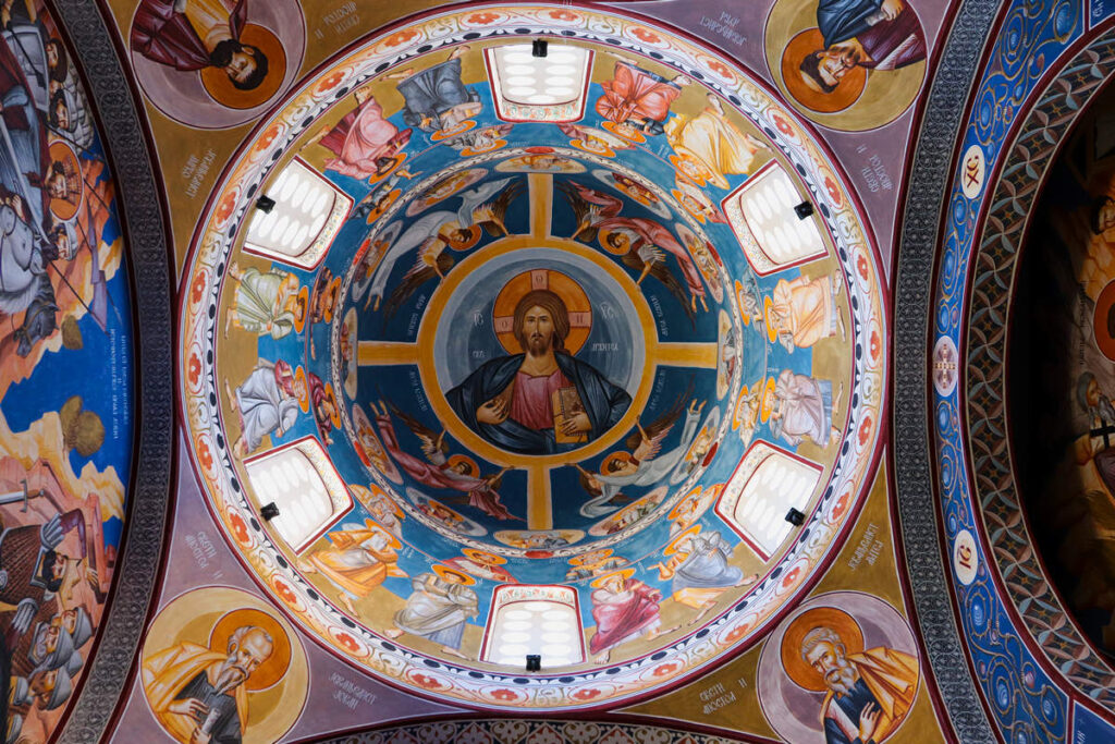 Kirchendecke St. Jovan Vladimir Bar