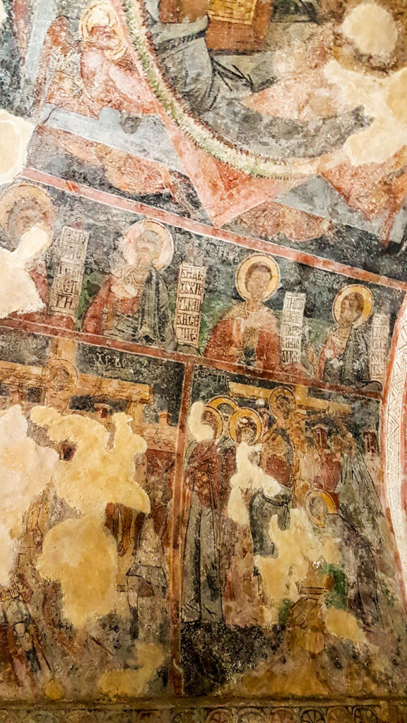 Fresken im Monastery of Rezevici