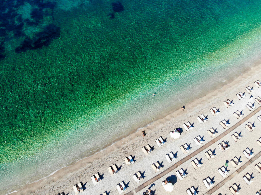 Kamenovo Beach Drohnenaufnahme