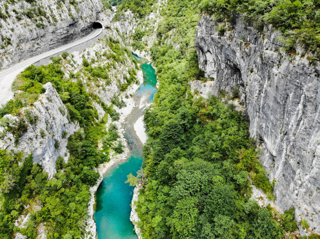 Morača Schlucht