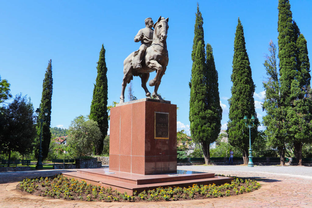 Statue vom König Nikola