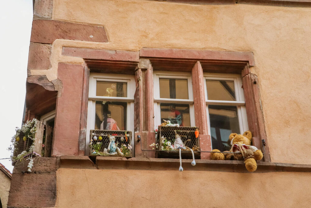 Fensterdekoration Riquewihr