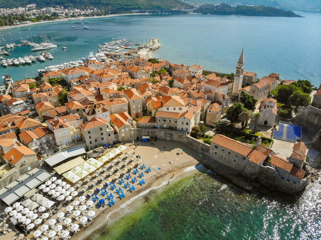 Old Town Beach in Budva