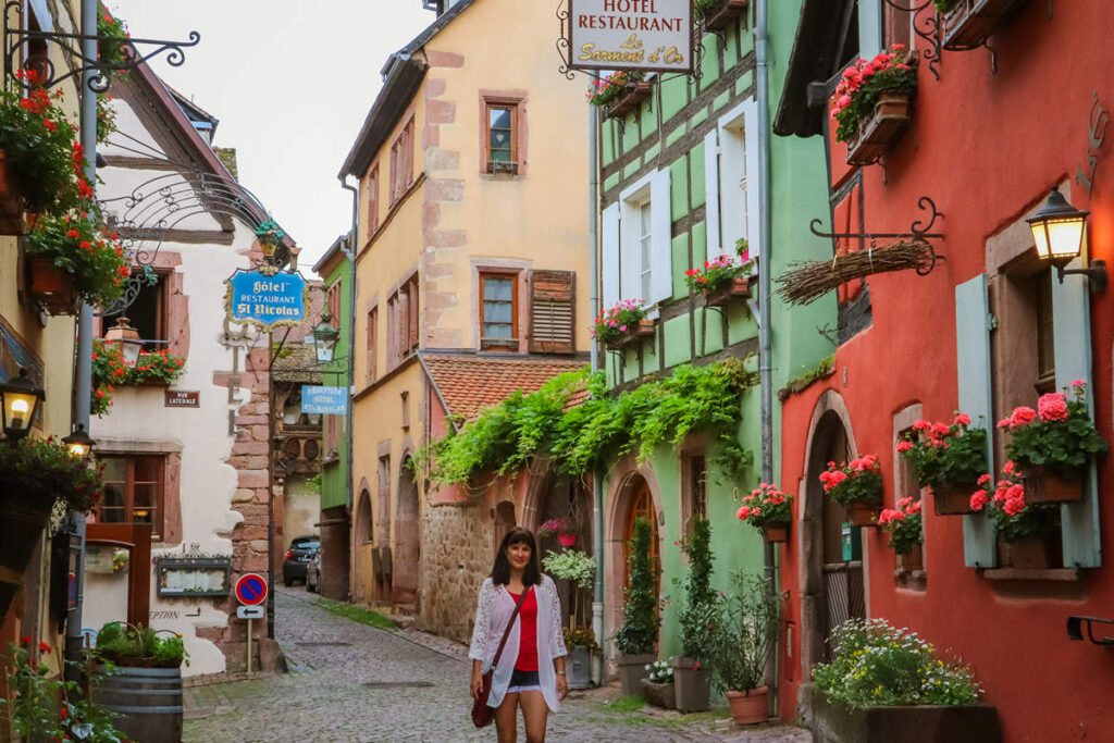 Straßenbild Riquewihr