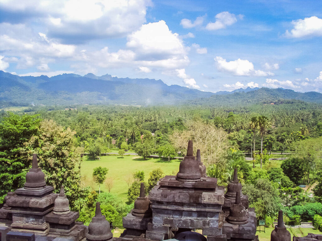 Aussicht Borobudur