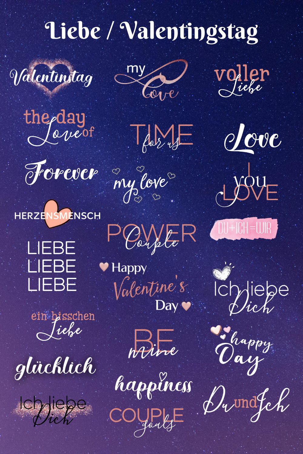 Story Sticker Love / Liebe