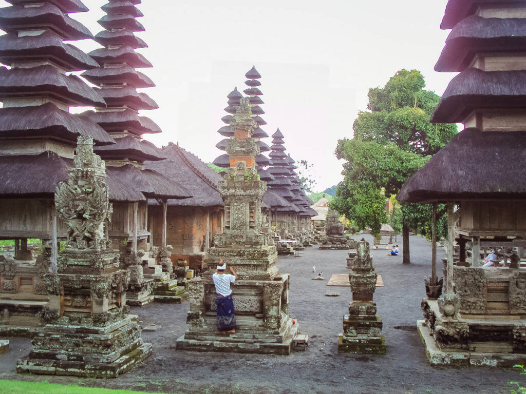 Tempel des Schwimmenden Gartens Bali