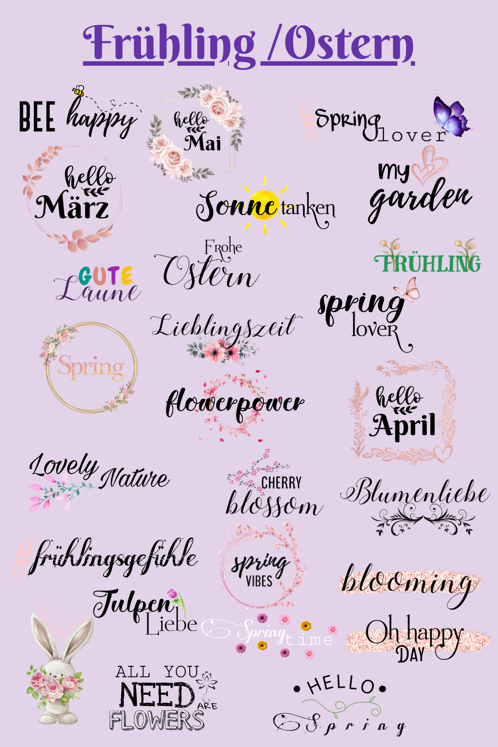 Frühling Ostern Story Sticker