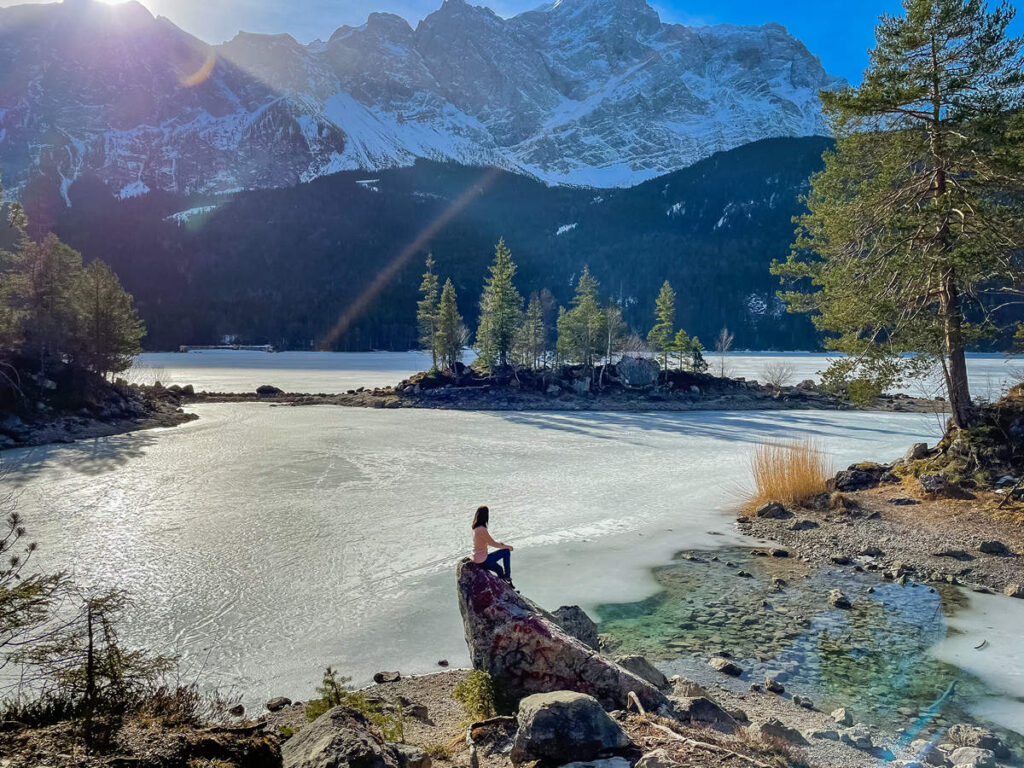 Eibsee im Winter