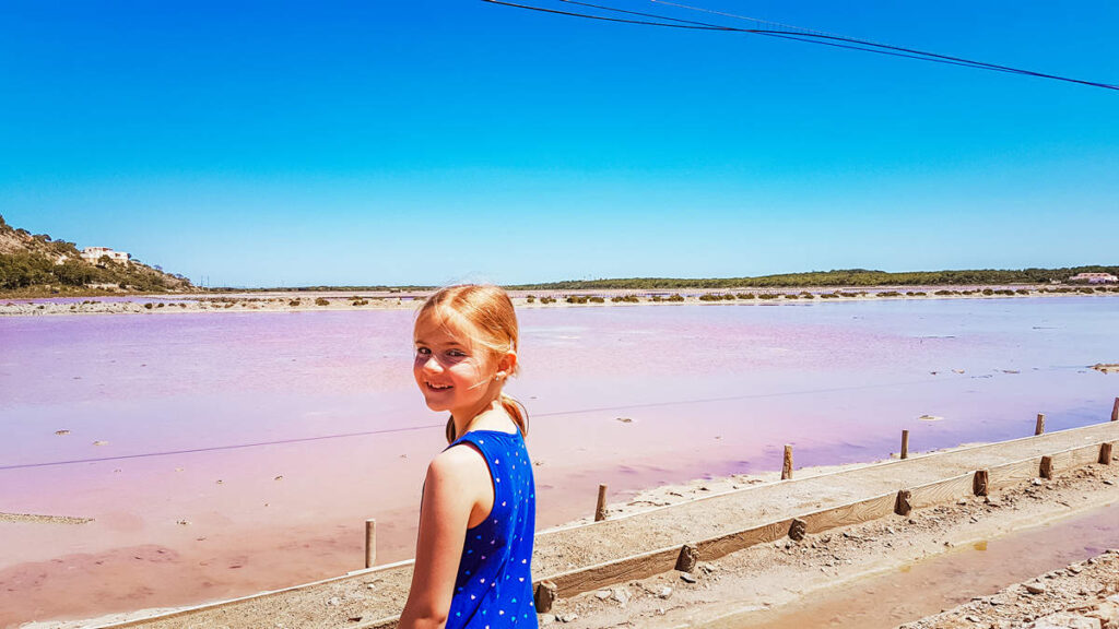 Salzbecken von Ses Salines auf Ibiza