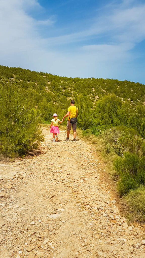 Auf dem Weg zur Cova de Llevant