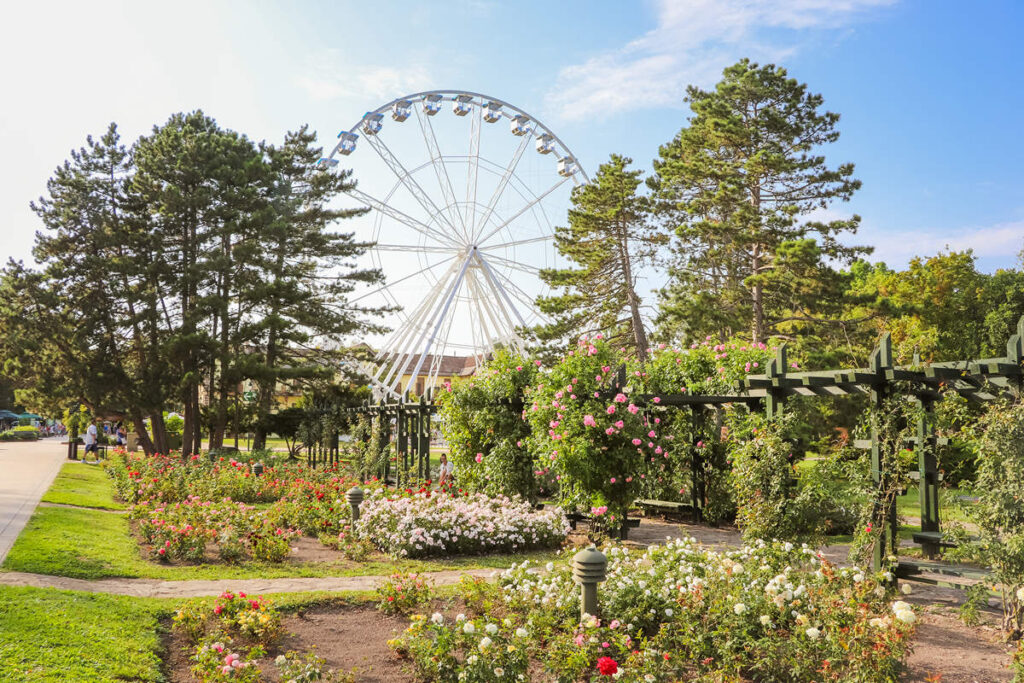 Riesenrad Rosengarten Keszthely