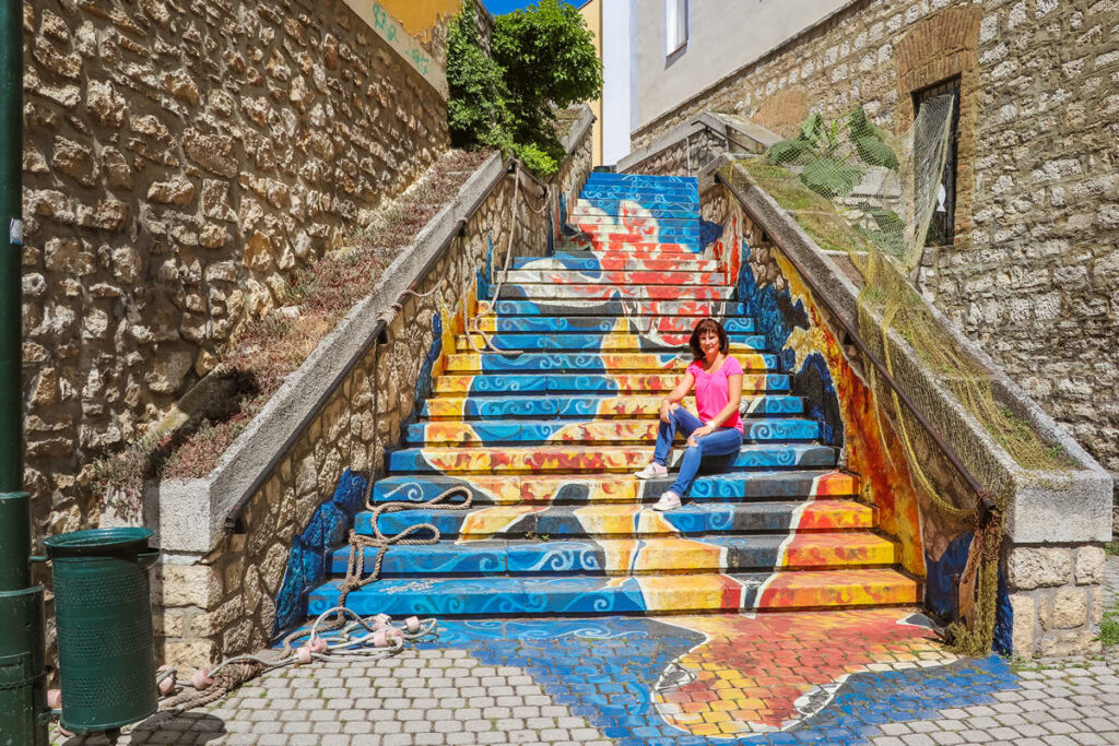 Bunte Treppe Tapolca