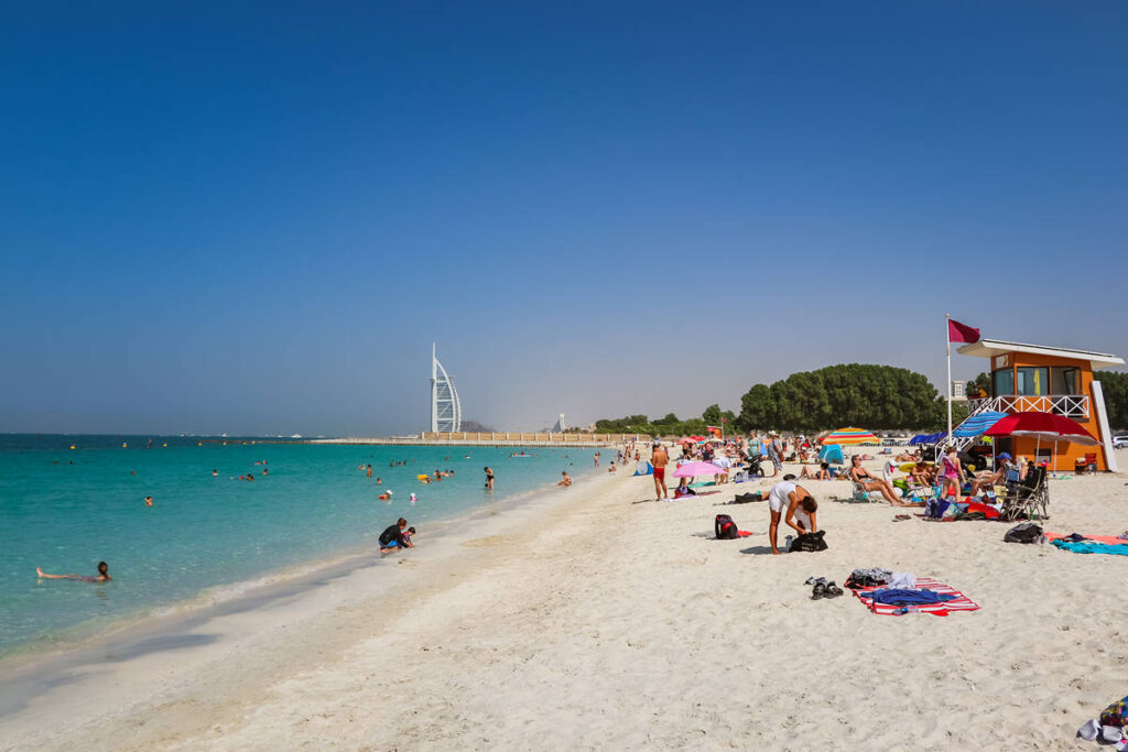 Burj al Arab von dem Sufouh Beach