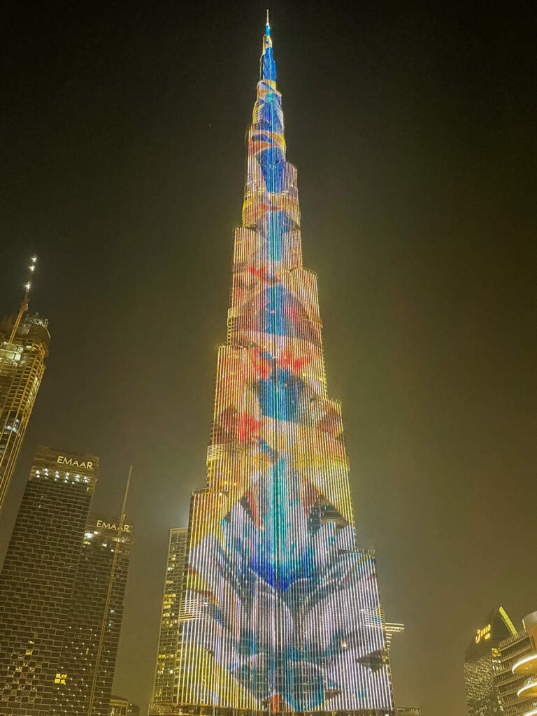 Burj Khalifa Lichtshow