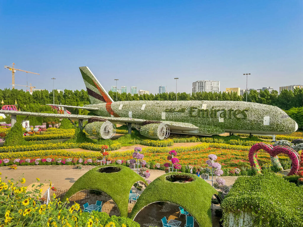 Emirates A380 Miracle Garden