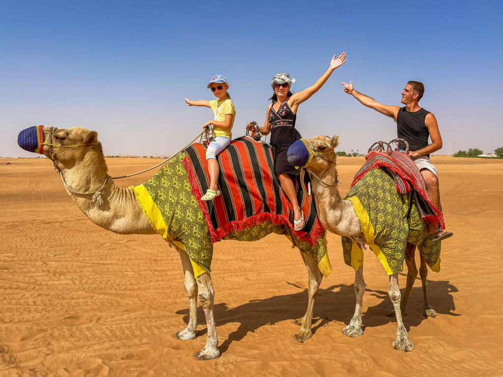 Kamelritt Dubai Wüste