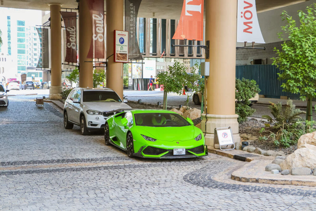 Lamborghini The Walk Dubai Marina