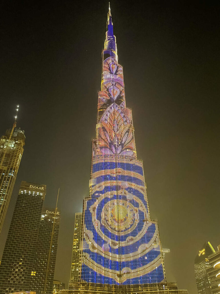 Lichtshow Burj Khalifa