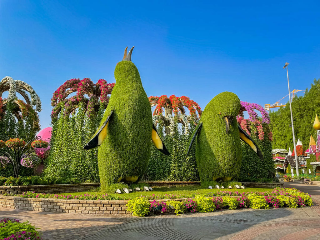 Pinguinen Dubai Miracle Garden