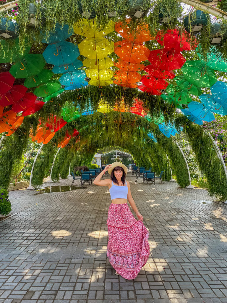 Umbrella Tunnel Dubai Miracle Garden