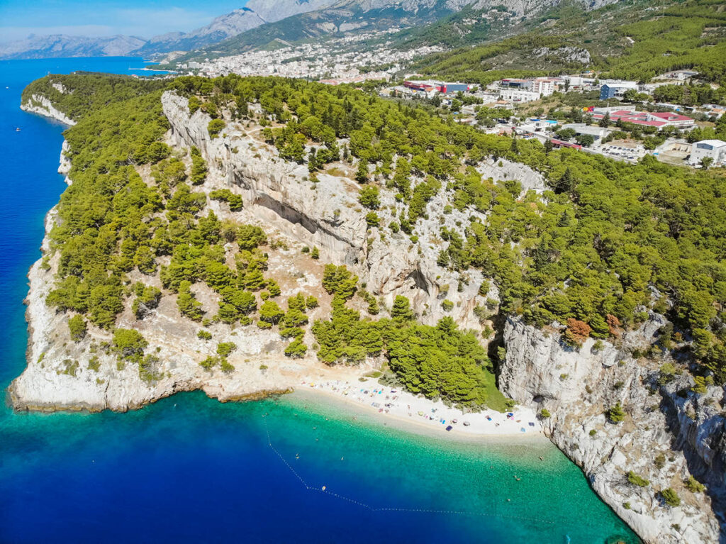 Nugal Beach (Drohnenaufnahme)