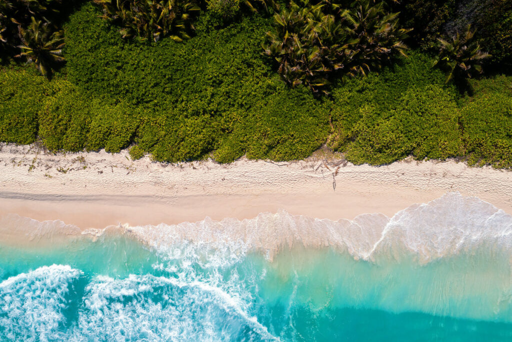 Anse Cocos Beach auf der Insel La Digue