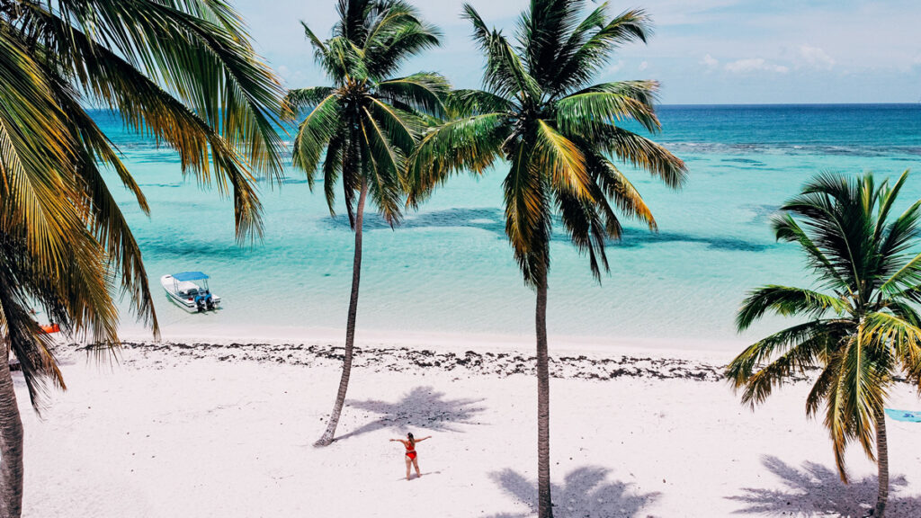 Isla Saona Drohnenaufnahme