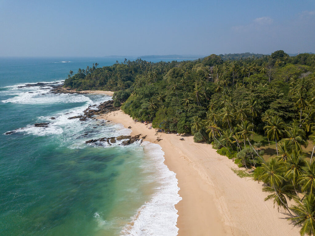 Silent Beach Sri Lanka Drohnenfoto