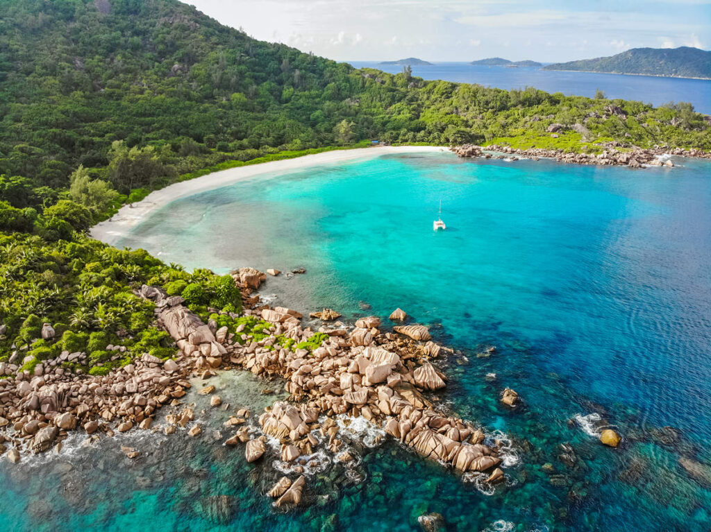 Anse Cocos Drohnenfoto