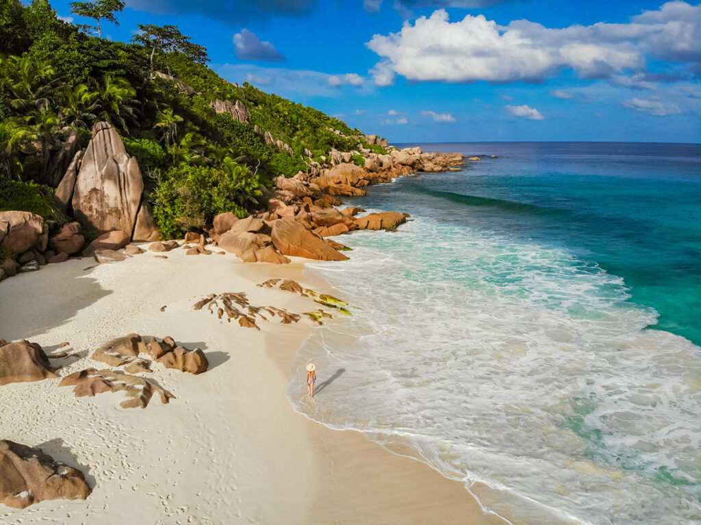 Petite Anse Beach Sonnenuntergang