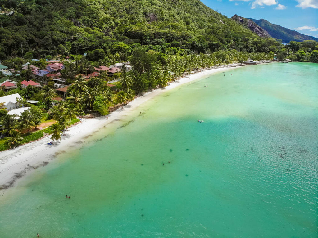 Cote D'Or Beach aus der Luft