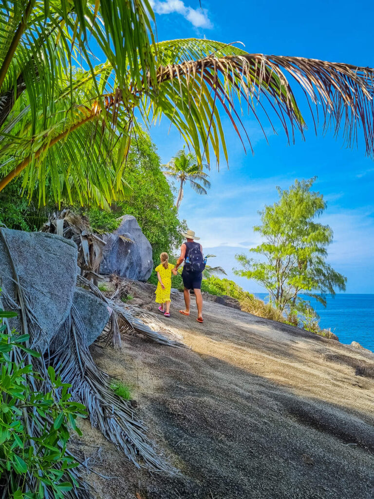 Pfad Rock Pool Mahé