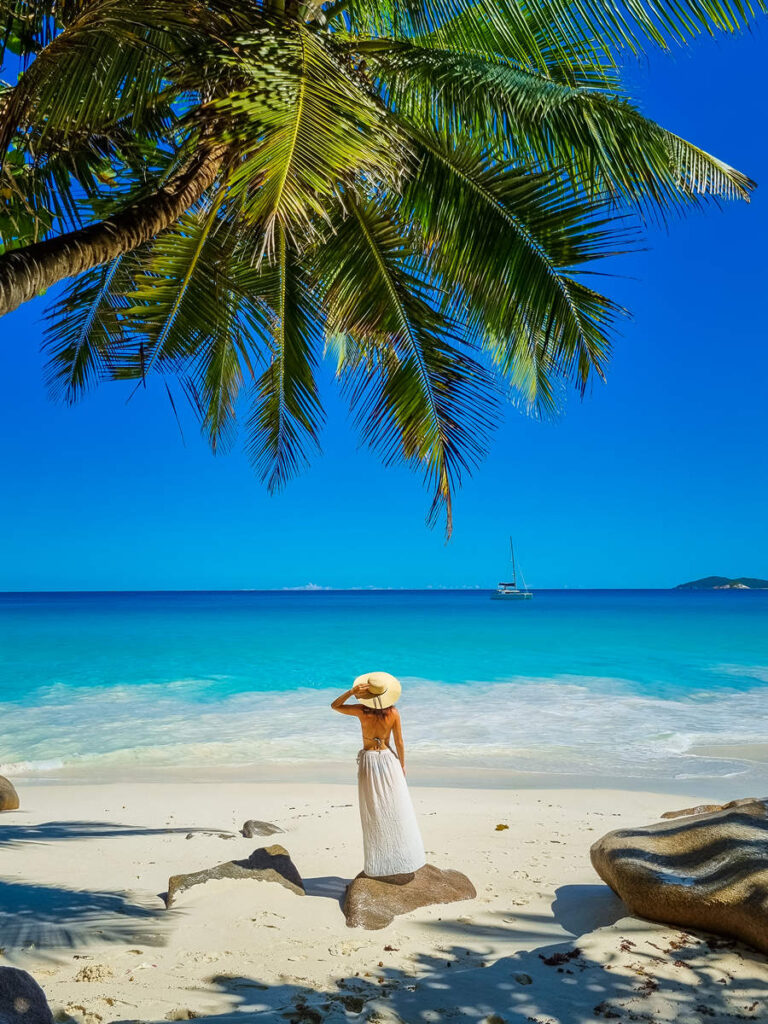 Anse Georgette auf der Insel Praslin