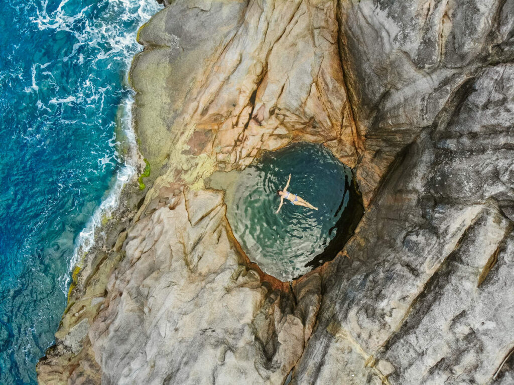 Ros Sodyer Rock Pool Seychellen