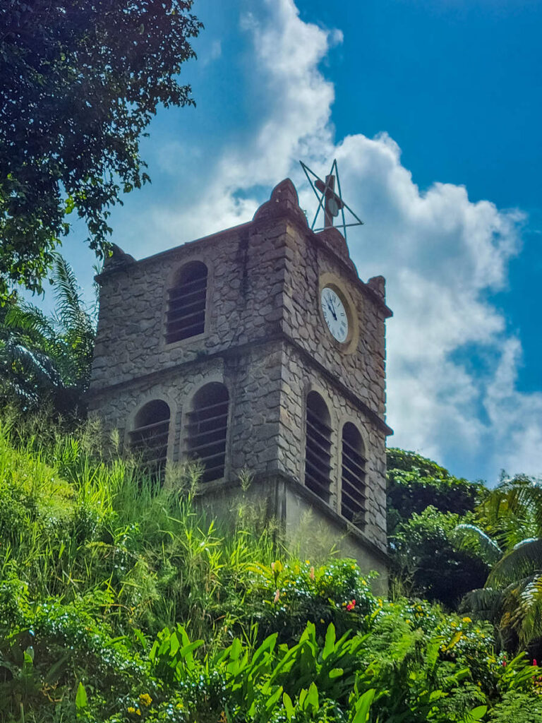 Uhrturm Kirche Victoria Seychellen