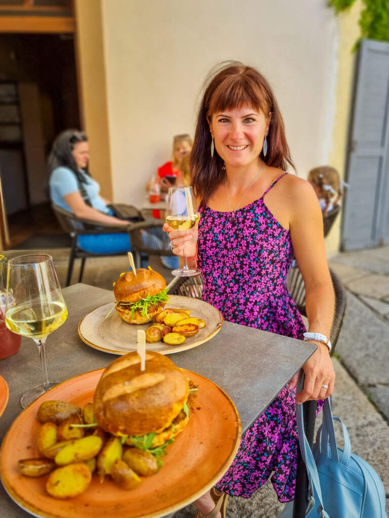 Abendessen im Pomodoro Ristorante Písek