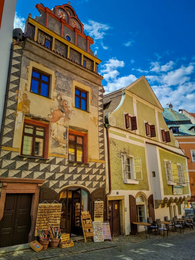 Latroner Häuser in Český Krumlov