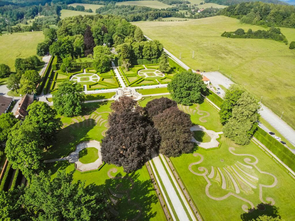 Schlossgarten Krumau an der Moldau