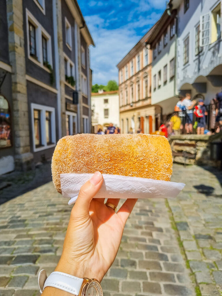 Trdelnik in Cesky Krumlov