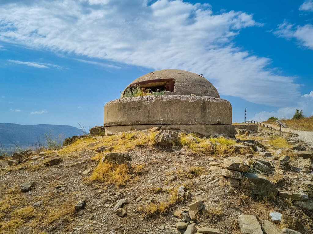 Bunker bei Finiq Ausgrabungsstätte
