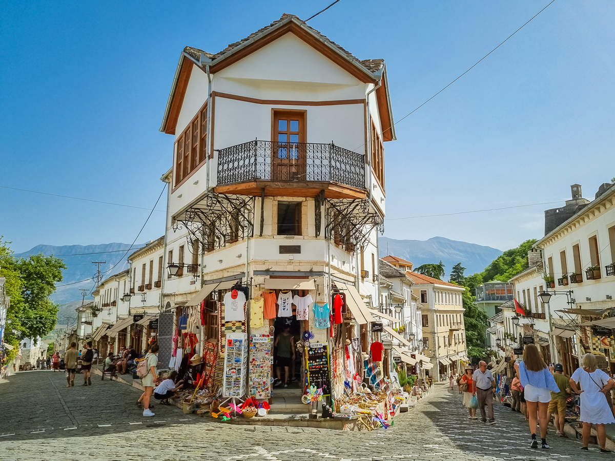 Gjirokastra in Albanien