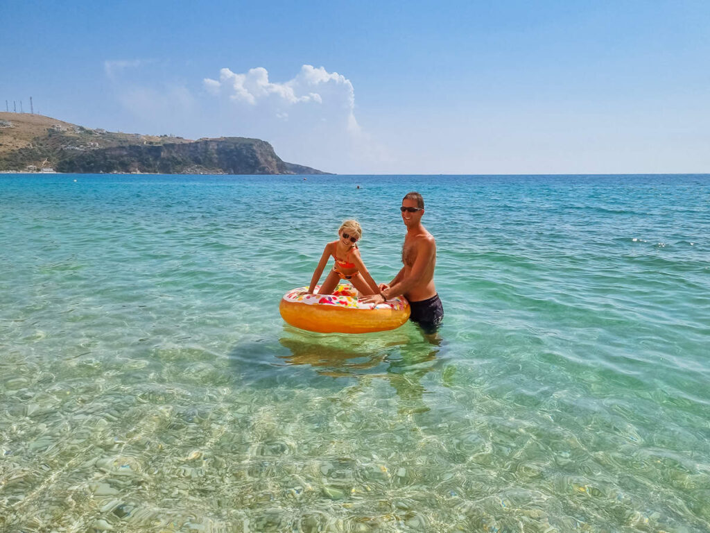 Sfageio Beach in Albanien