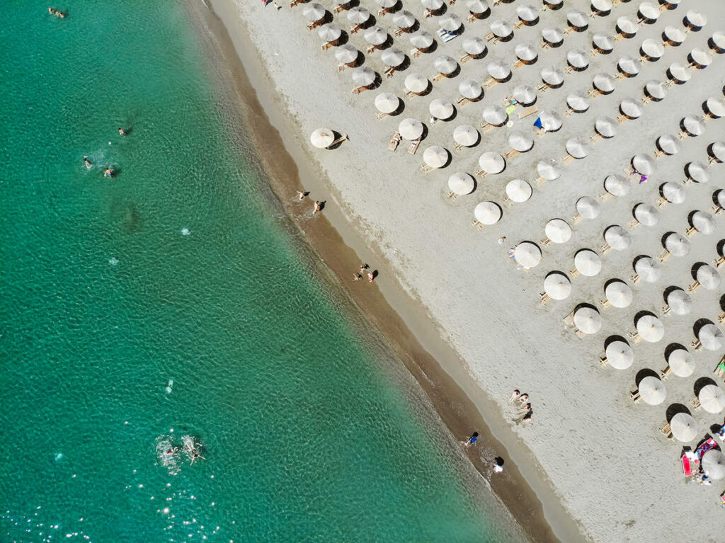 Velipoja Beach von oben