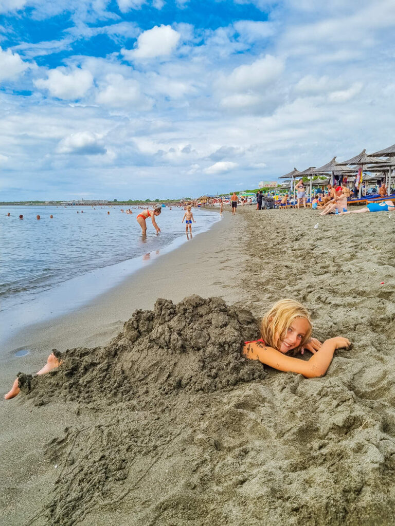 Velipoja Beach in Albanien