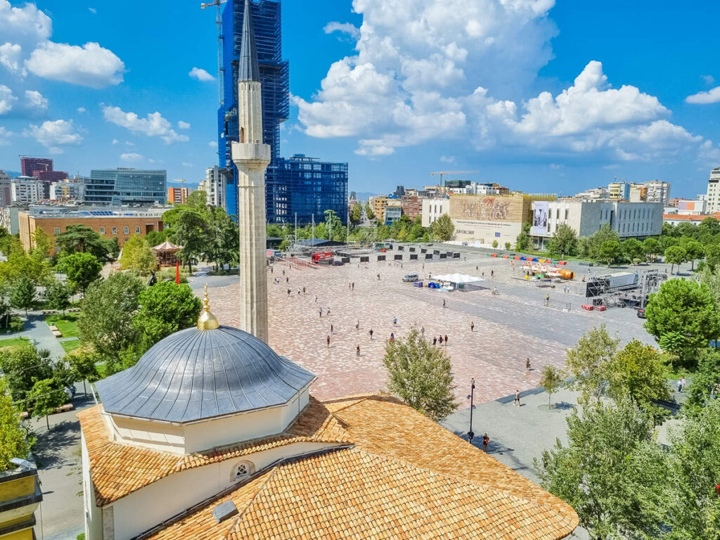 Aussicht Glockenturm Tirana