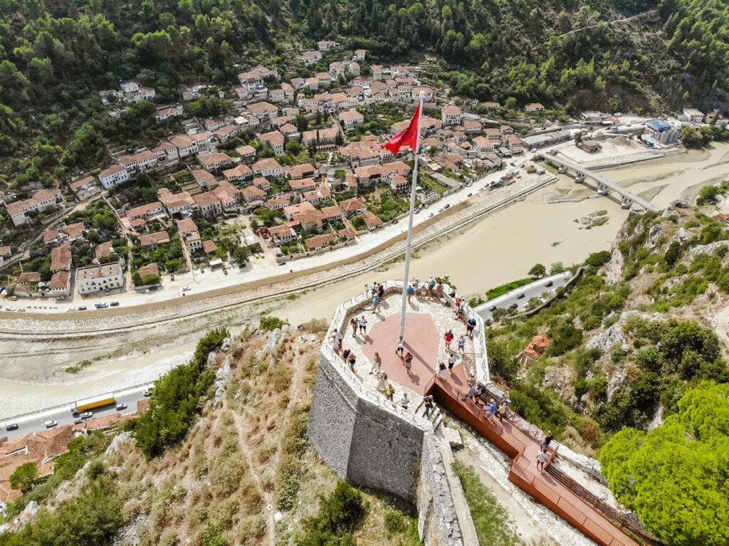 Aussichtspunkt Burg von Berat