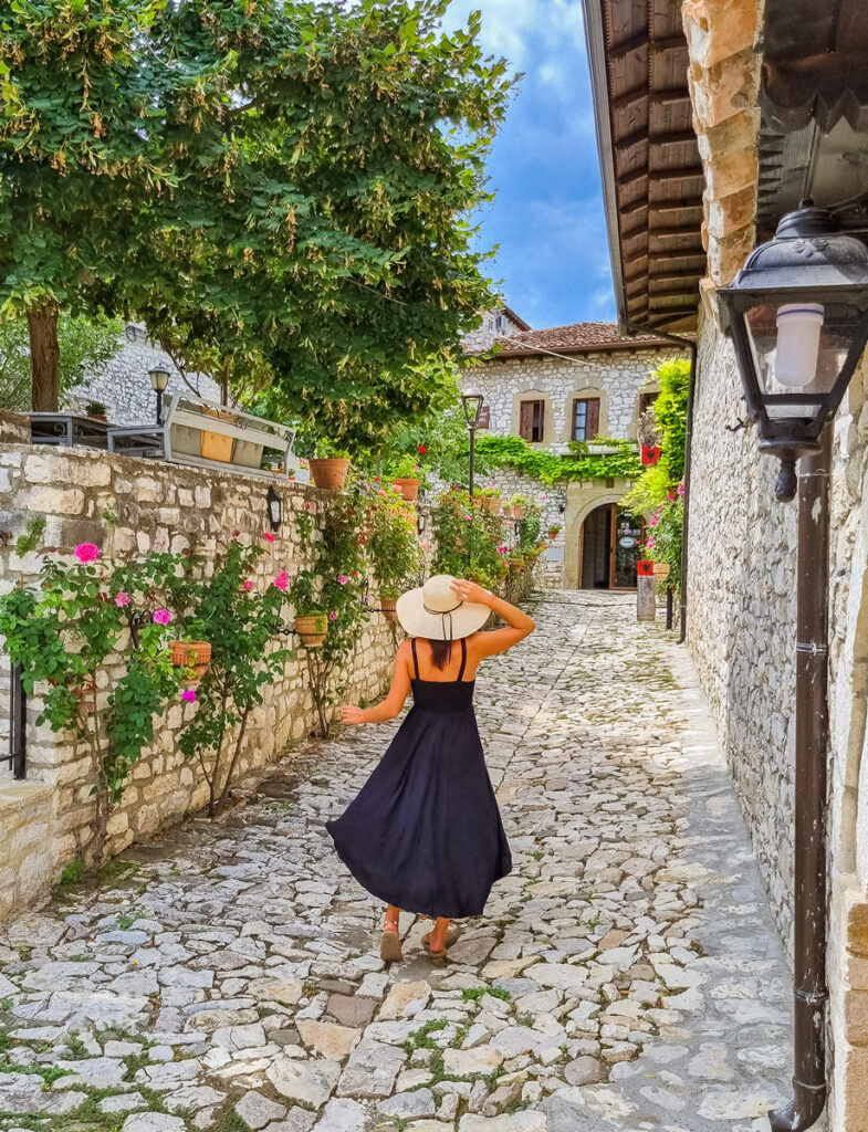 Gasse in der Burg von Berat