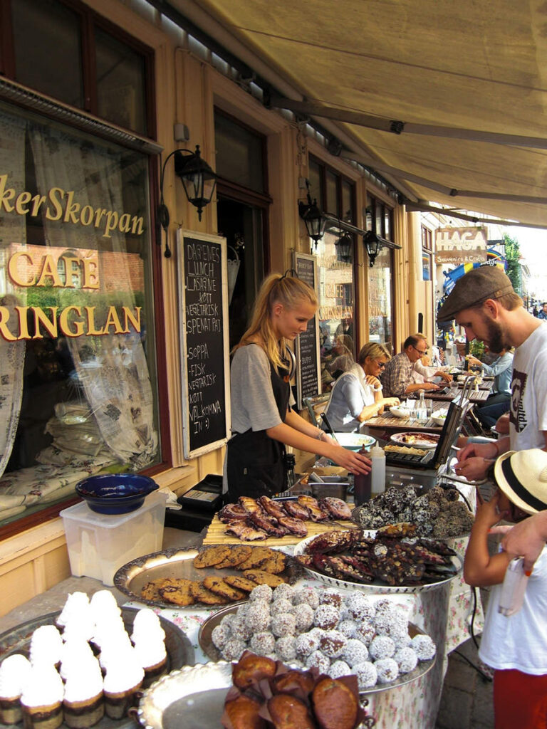 Street-Café in Göteborg